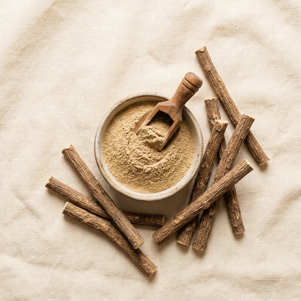 Mulethi (Licorice) — natural ingredient used in Sawdesi soaps for fades tan & dark spots